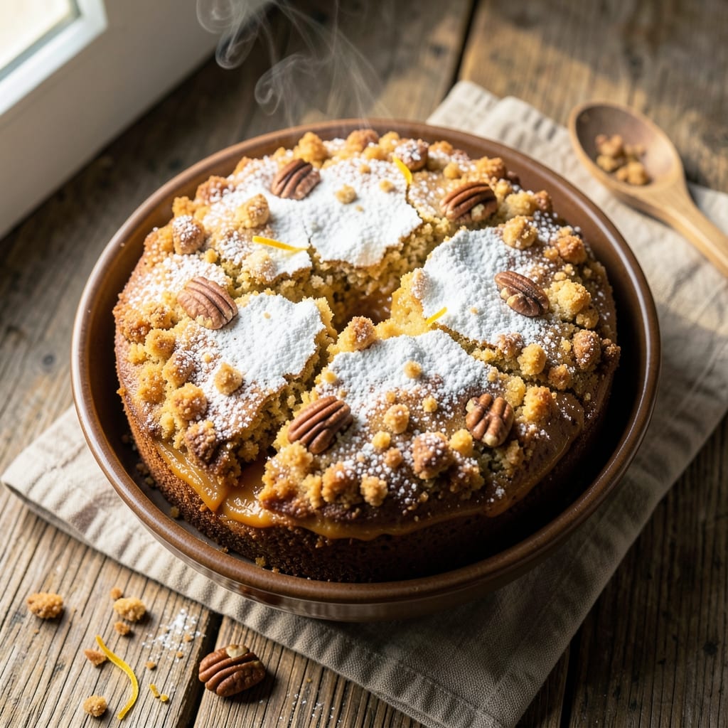 Autumn Pumpkin Spice Crumb Cake Recipe: Warm Spice and Buttery Streusel Crown