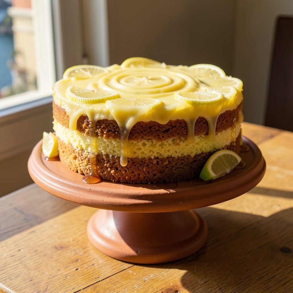 Amalfi Coast Lemon Cake Recipe: Zesty Citrus Layers with Almond Flour Crunch