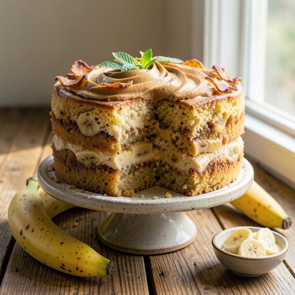 Hebbars Kitchen Banana Cake Recipe: Swirls of Spiced Banana and Buttery Streusel