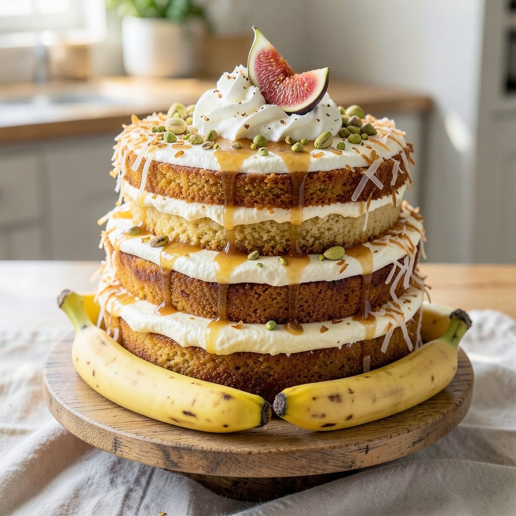 Annabelle White's Banana Cake Recipe: Velvety Layers With Walnut-Studded Streusel Crown