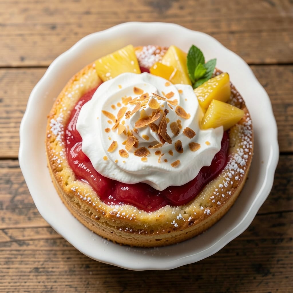 Ananas Cake Recipe: Pineapple-Pearl Swirl With Buttery Crisp Top