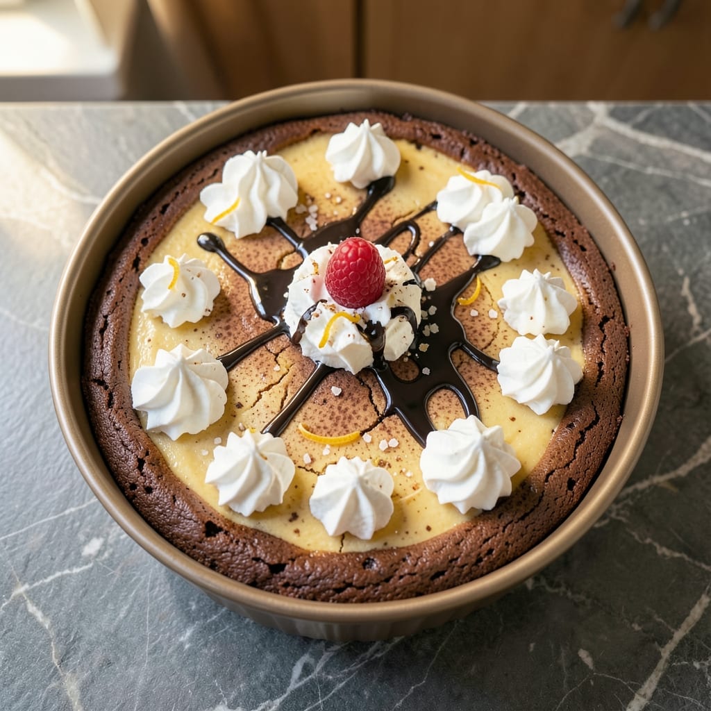 Baked Brownie Cheesecake Recipe: Fudgy Base Meets Silky Swirl Magic