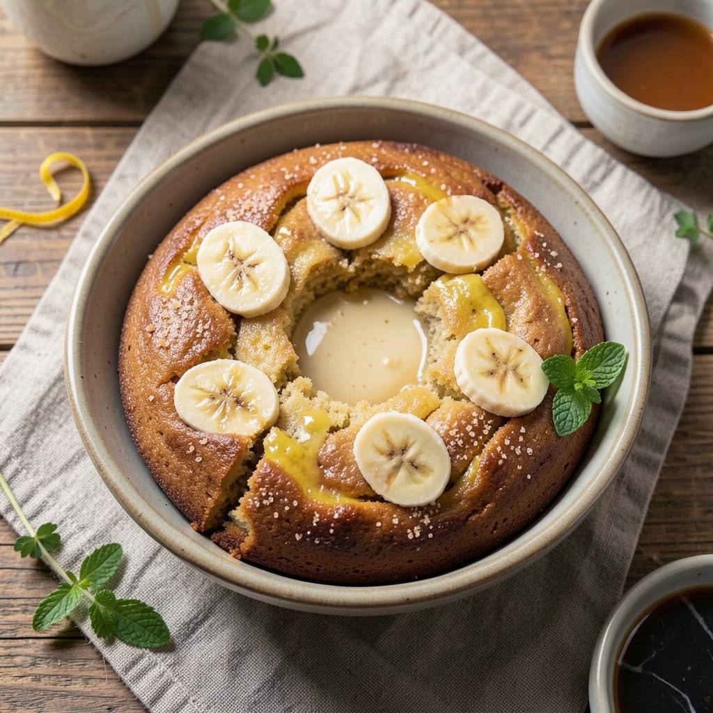 Banana Cake Recipe Using Air Fryer: Warm Spice and Crispy Streusel Bites