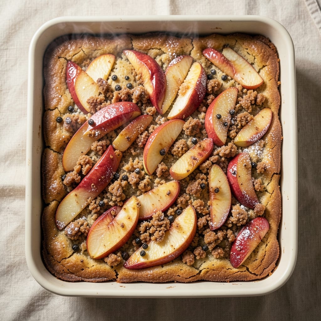 Apple Cake Tray Bake Recipe: One-Pan Spiced Apple Streusel Delight