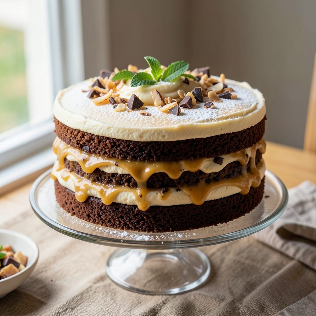 Avalanche Cake Recipe: Boozy Layers and Crunchy Rum-Infused Crown