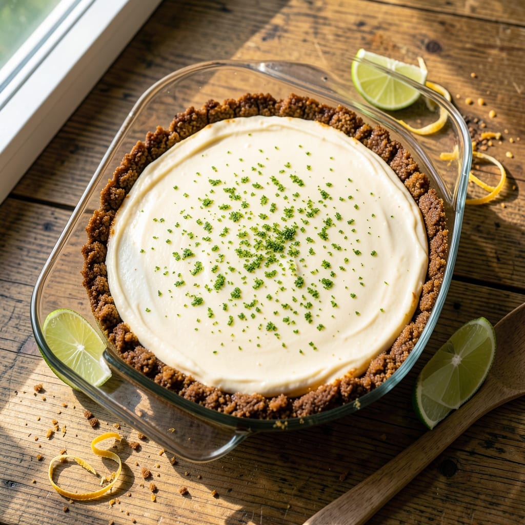 Baked Lime Cheesecake Recipe: Zesty Tang and Velvety Slices