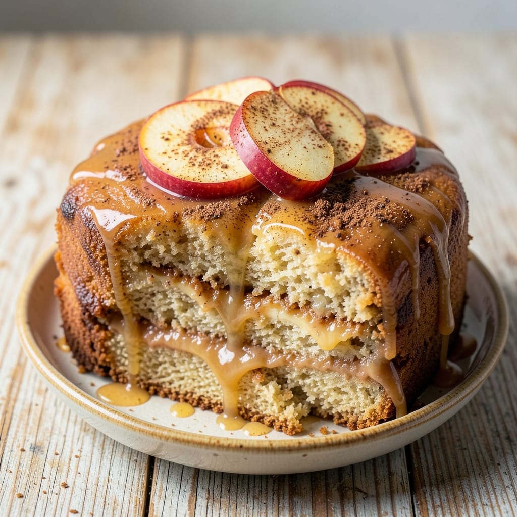 Apple Cinnamon Gooey Butter Cake Recipe: Wobbly Layers and Caramelized Streusel
