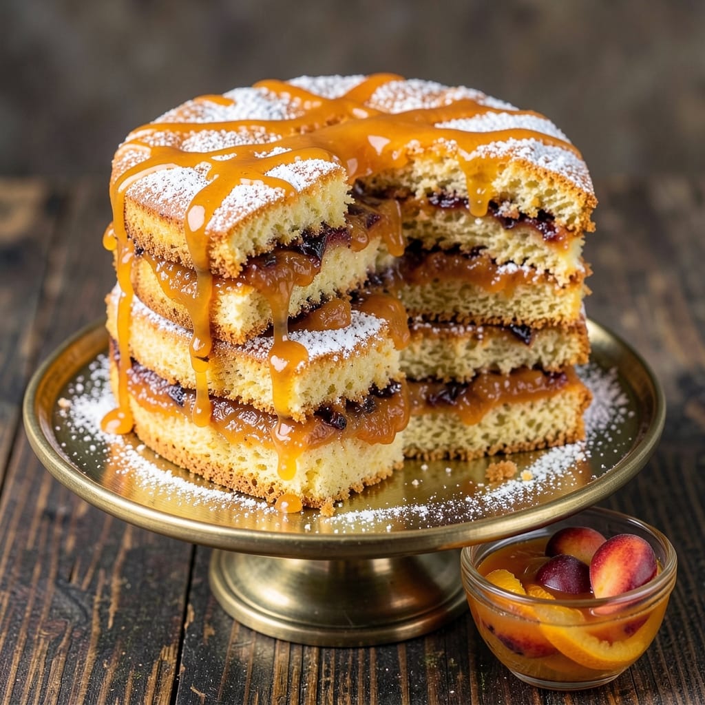 Arnold Fletcher Cake Recipe: Buttery Rum Streusel Crown Over Spiced Fruit Layers