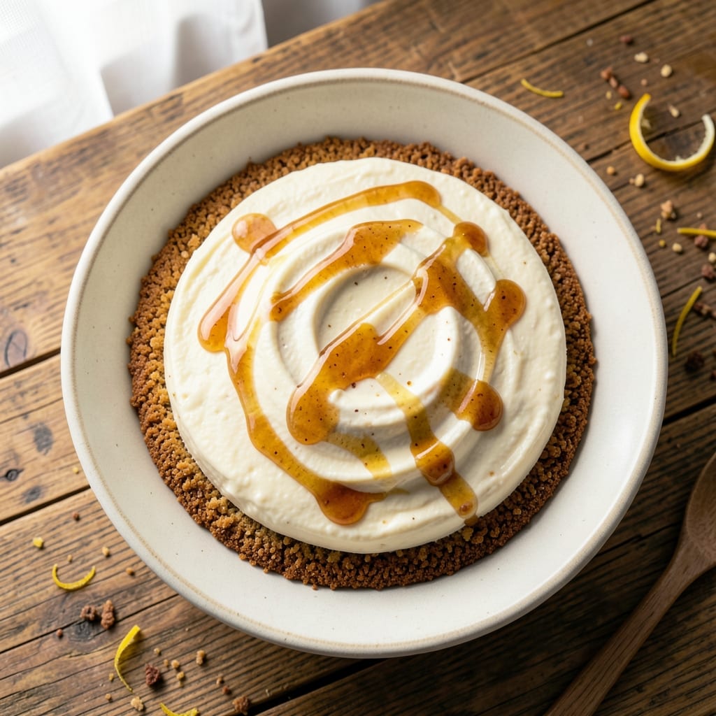 Baked Honey Cheesecake Recipe: Golden Crunch and Caramelized Honey Top