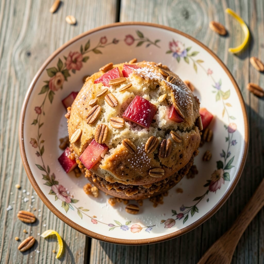 Apple Cake Tea Room Bran Muffins Recipe: Spiced Apple Streusel Swirls With Tea-Inspired Warmth