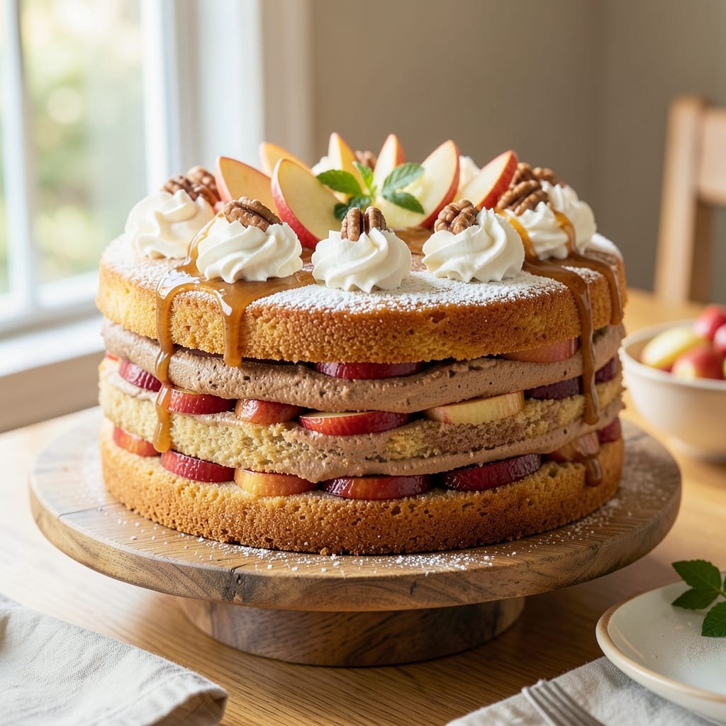 Apple Cake Recipe Using Cake Mix and Fresh Apples: Caramelized Fruit Layers With Crunchy Top