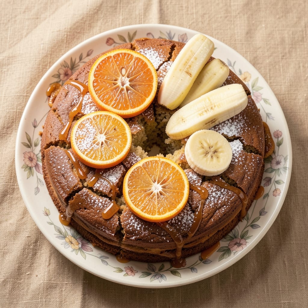 Banana and Orange Cake Recipe: Zesty Citrus Swirl With Buttery Streusel Crown