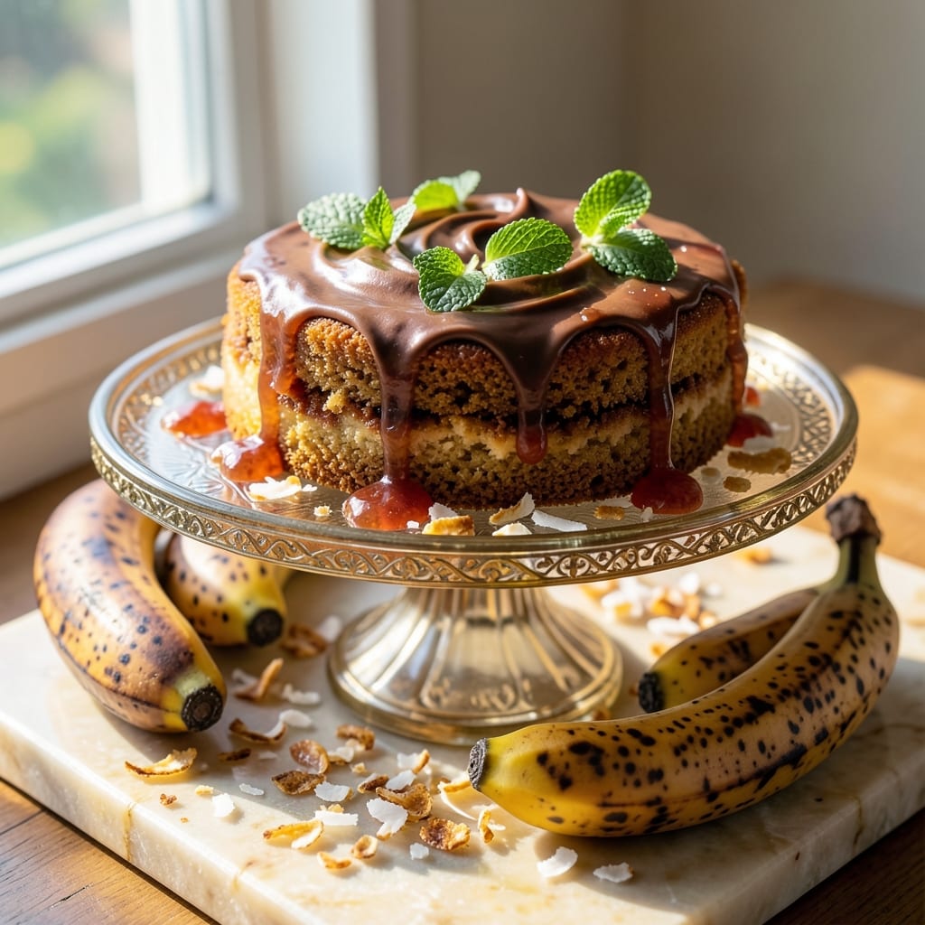 Banana Cake Recipe in Malayalam: Spiced Banana Swirl With Coconut Streusel Twist