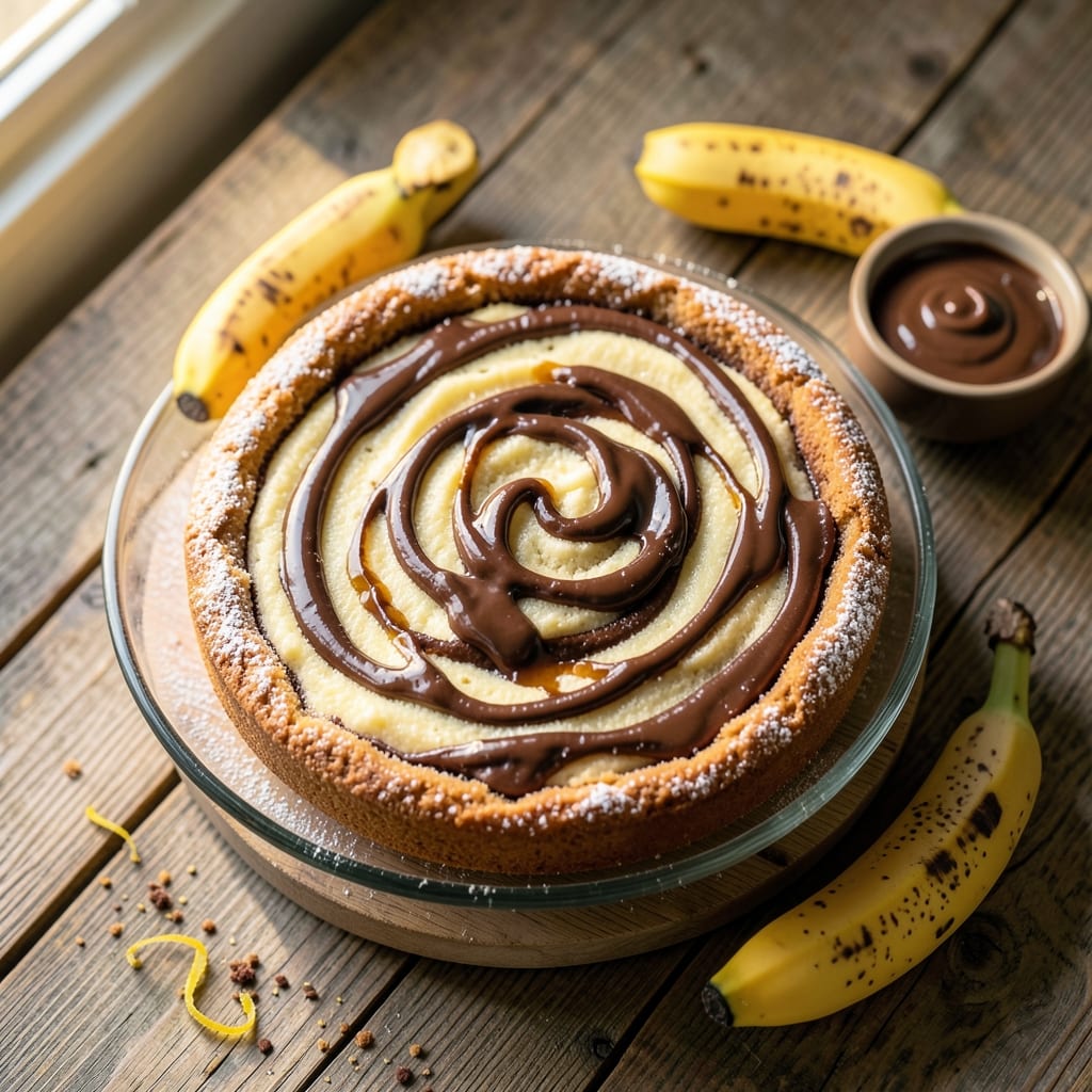 Banana Chocolate Marble Cake Recipe: Swirled Decadence With No Mixing Bowl