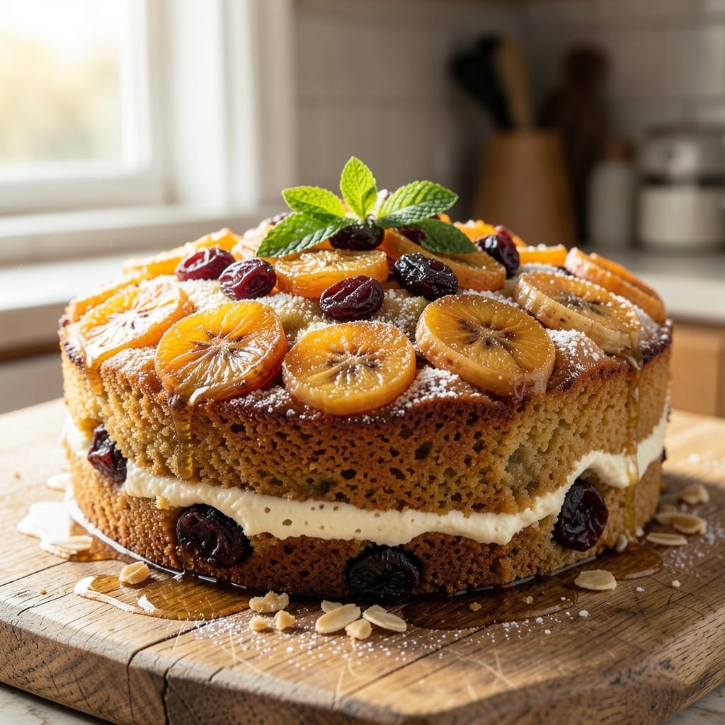Banana and Dried Fruit Cake Recipe: Chewy Texture With Hidden Spice Magic