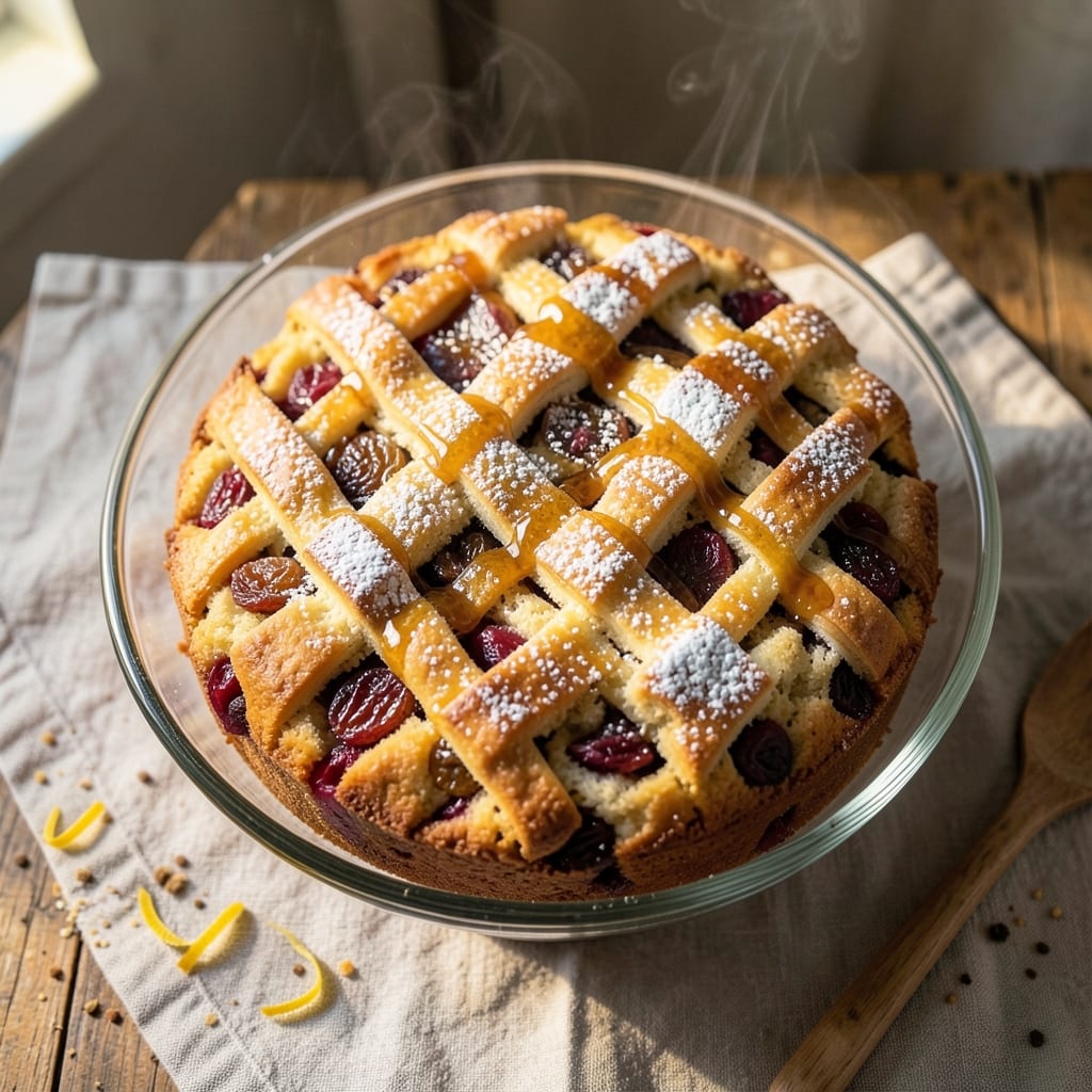 Apple and Sultana Cake Recipe: Spiced Fruit Layers With Crunchy Top