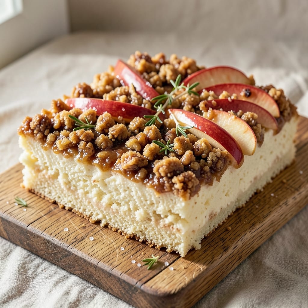 Apple Streusel Sheet Cake Recipe: Buttery Crunch Over Warm Spiced Apple Layers