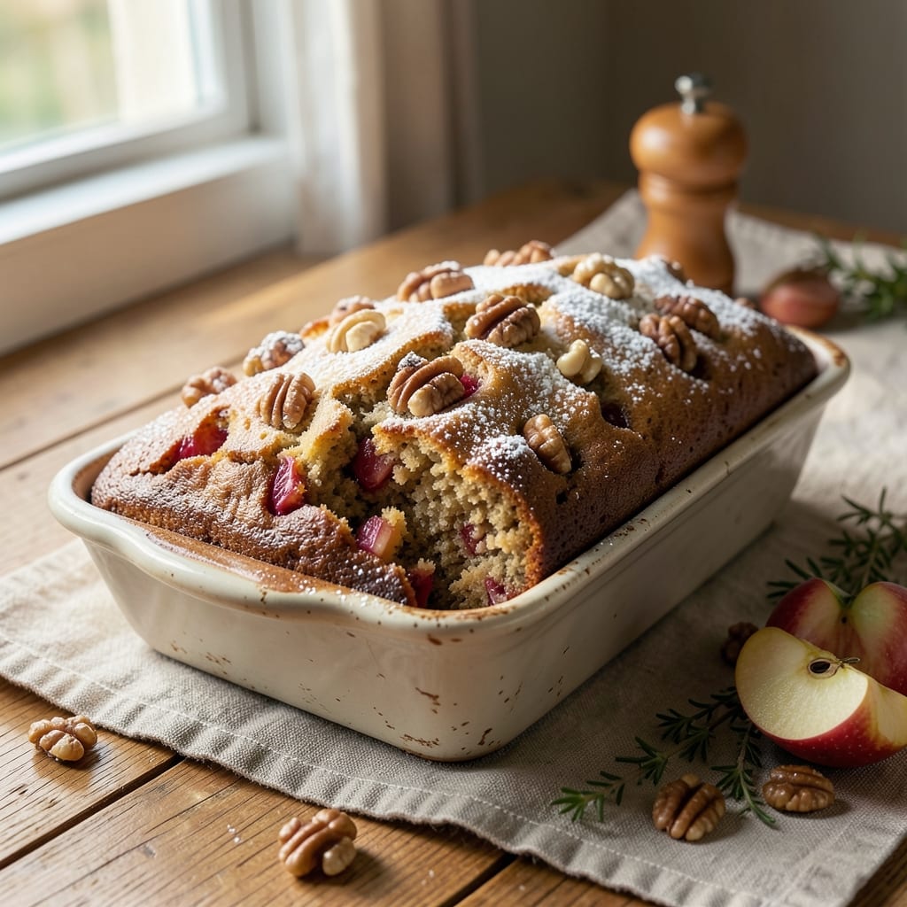 Apple Walnut Loaf Cake Recipe: Nutty Crunch and Spiced Apple Harmony