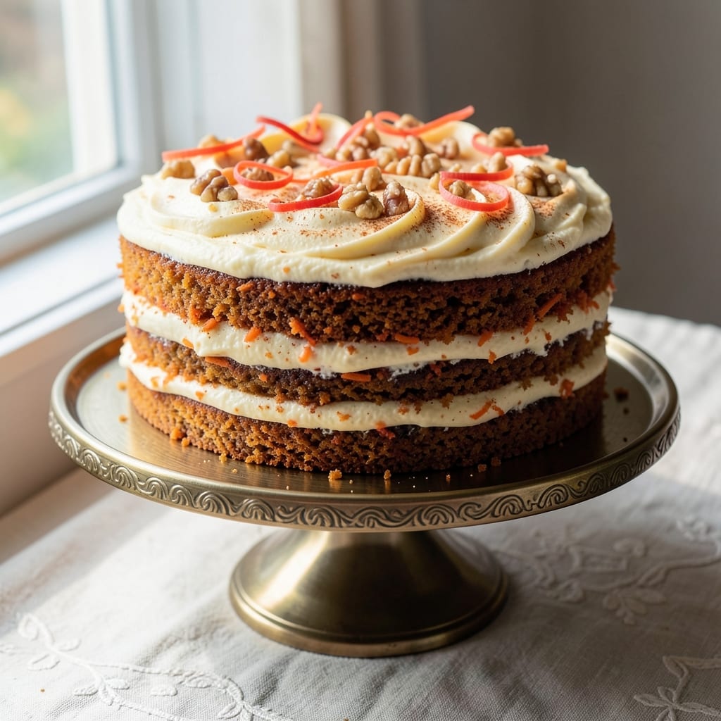 Bakery Carrot Cake Recipe: Spiced Carrot Layers With Cream Cheese Frosting