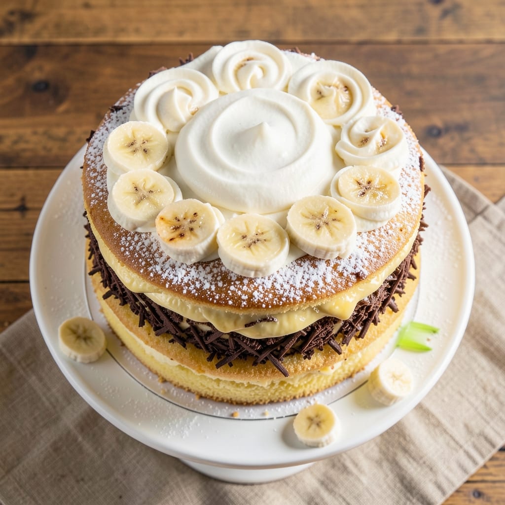 Paula Deen's Banana Cream Cake Recipe: Swirled Vanilla Bliss With Buttery Frosting