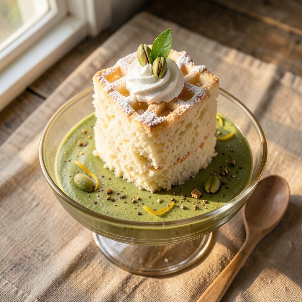 Angel Food Cake Pistachio Pudding Dessert Recipe: Fluffy Cloud Meets Nutty Decadence
