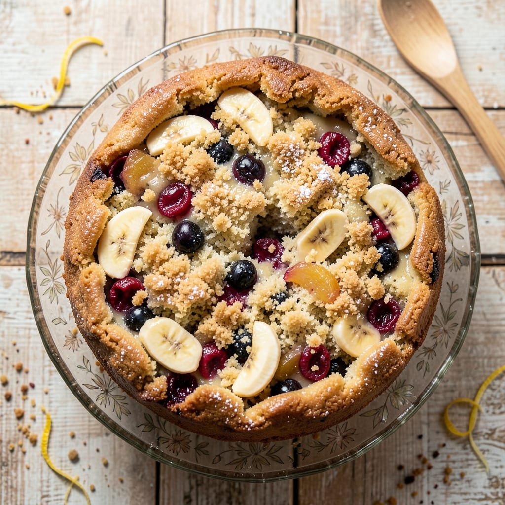 Banana and Fruit Cake Recipe: Warm Spice and Banana Swirl Magic