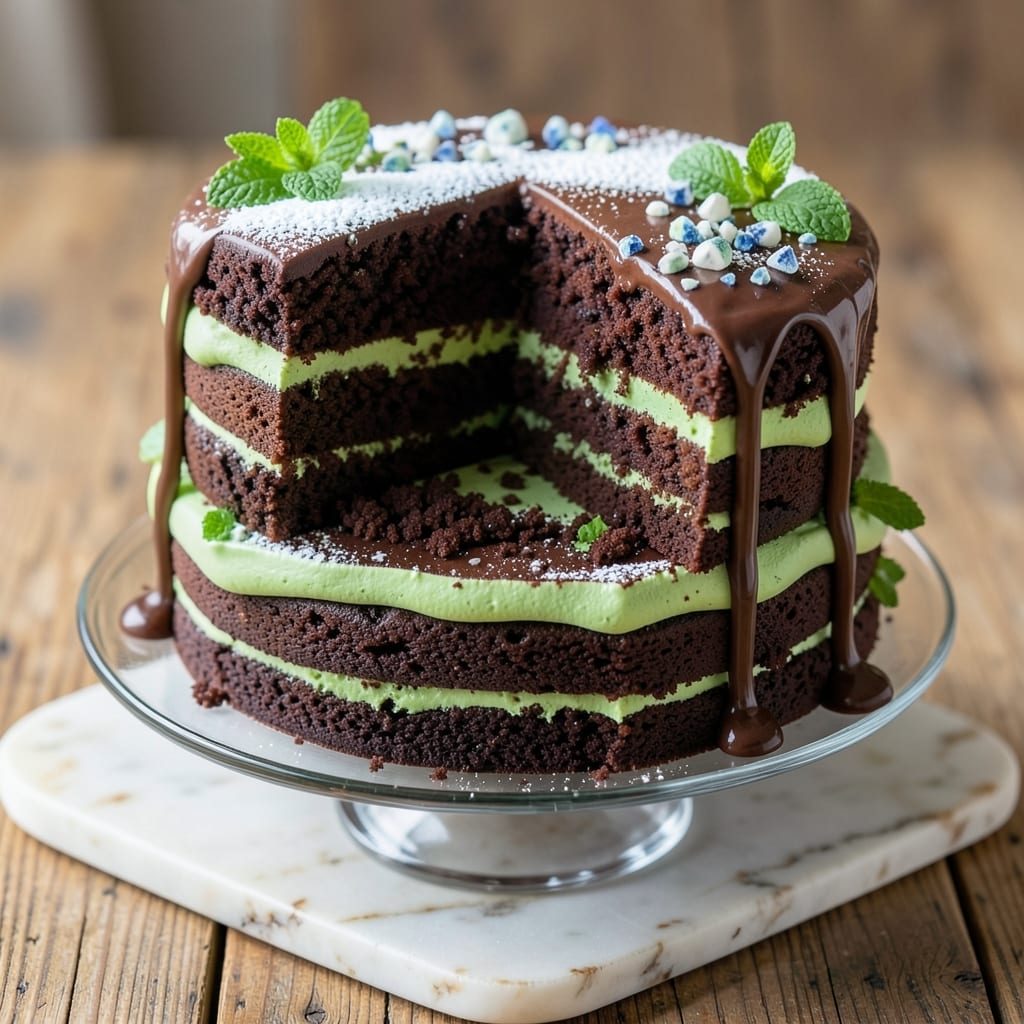 Andes Mint Chocolate Cake Recipe: Cooling Peppermint Swirls in Every Bite