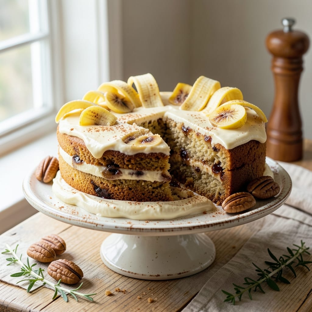 Banana Cake Recipe Less Sugar: Moist Layers With Natural Sweetness Boost