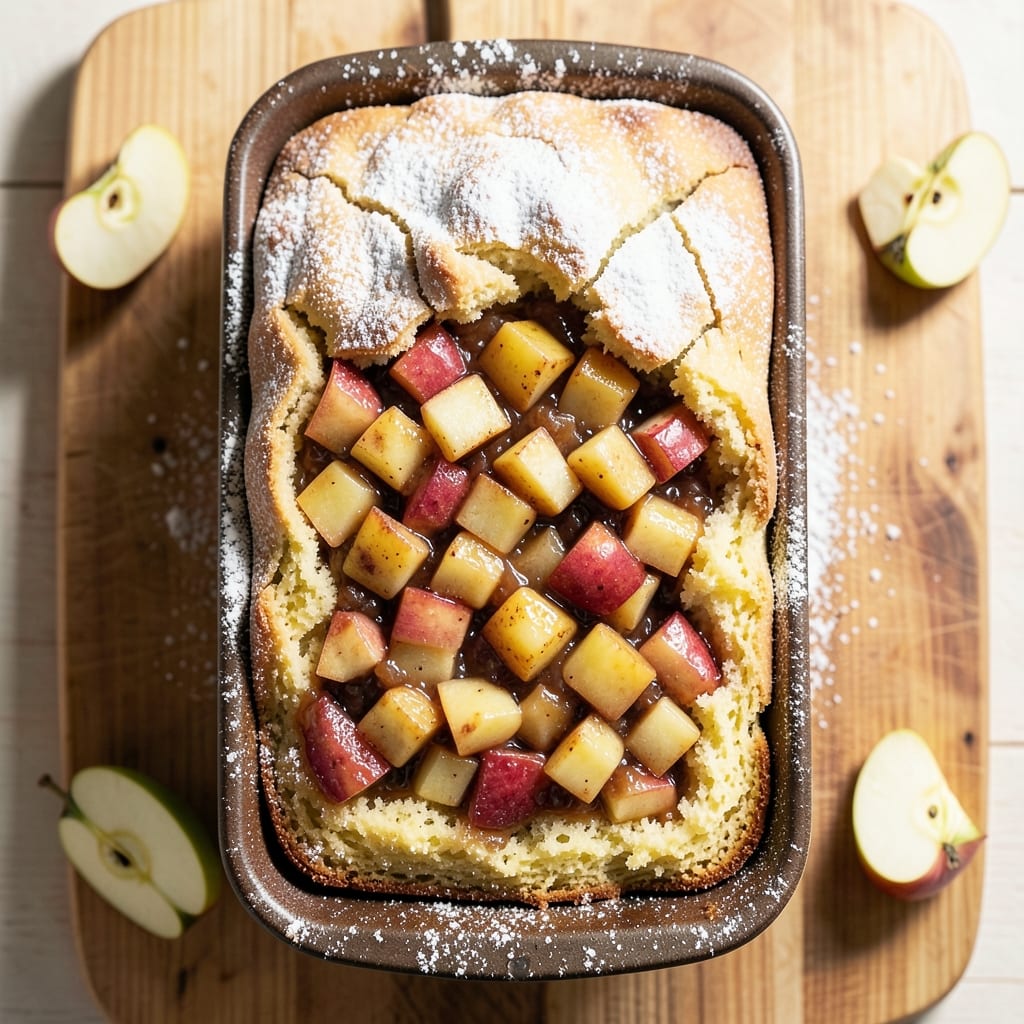 Apple Pie Bread Recipe With Yellow Cake Mix: No-Bake Streusel Crown Over Spiced Apple Layers