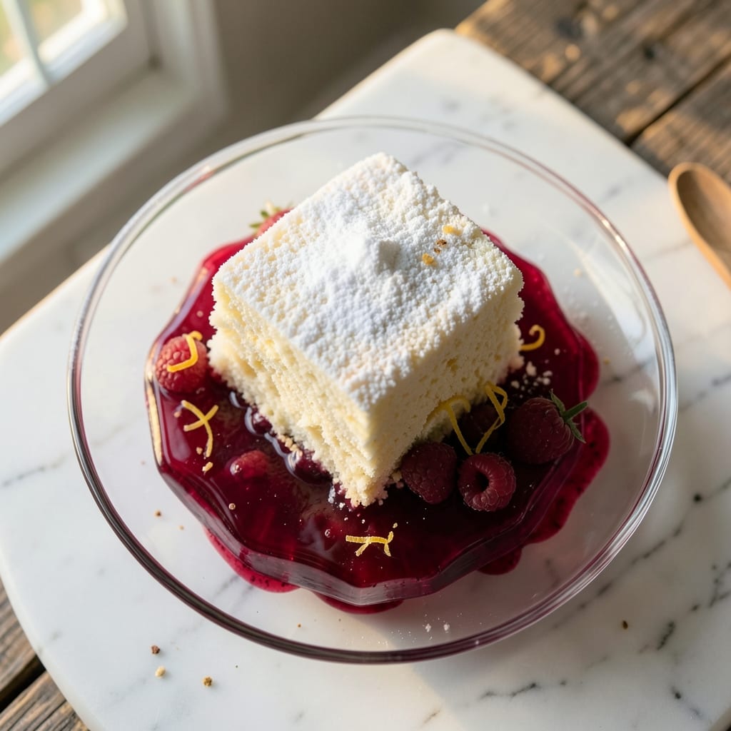 Angel Food Cake With Raspberry Jello Recipe: Light Layers and Vibrant Swirls