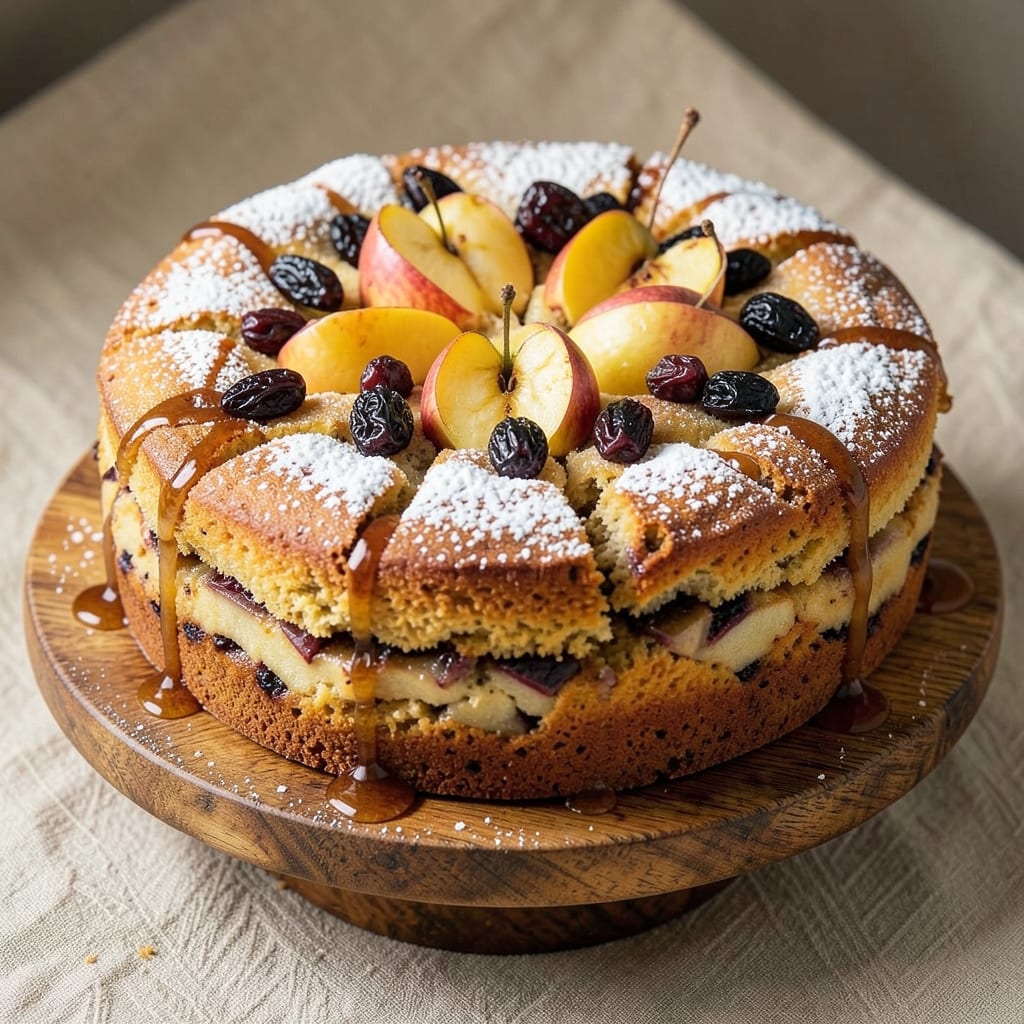 Apple and Raisin Cake Recipe UK: Spiced Rum-Infused Layers With Crunchy Topping