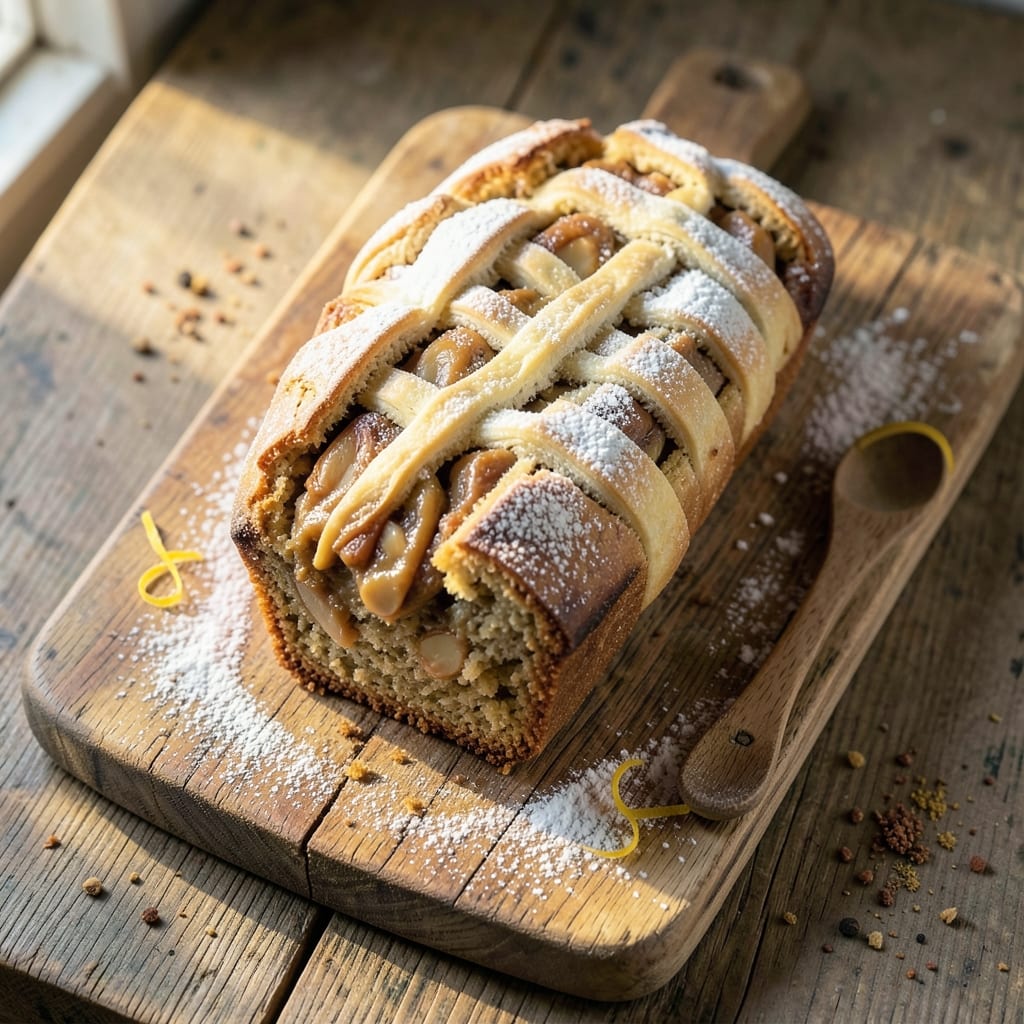 Bakewell Loaf Cake Recipe: Classic Streusel Crown Over Spiced Apple Layers