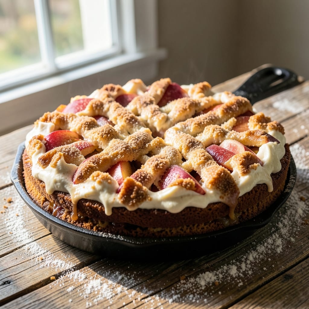 Apple Crinkle Cake Recipe: Buttery Streusel Crown Over Spiced Apple Layers