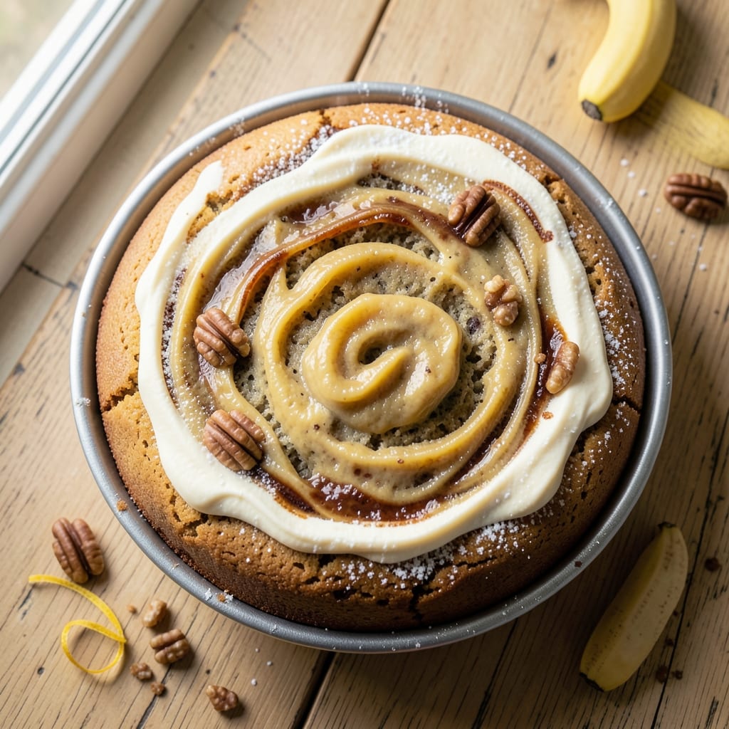 Banana Cake Recipe 8x8 Pan: Moist Layers With Banana Swirl Magic