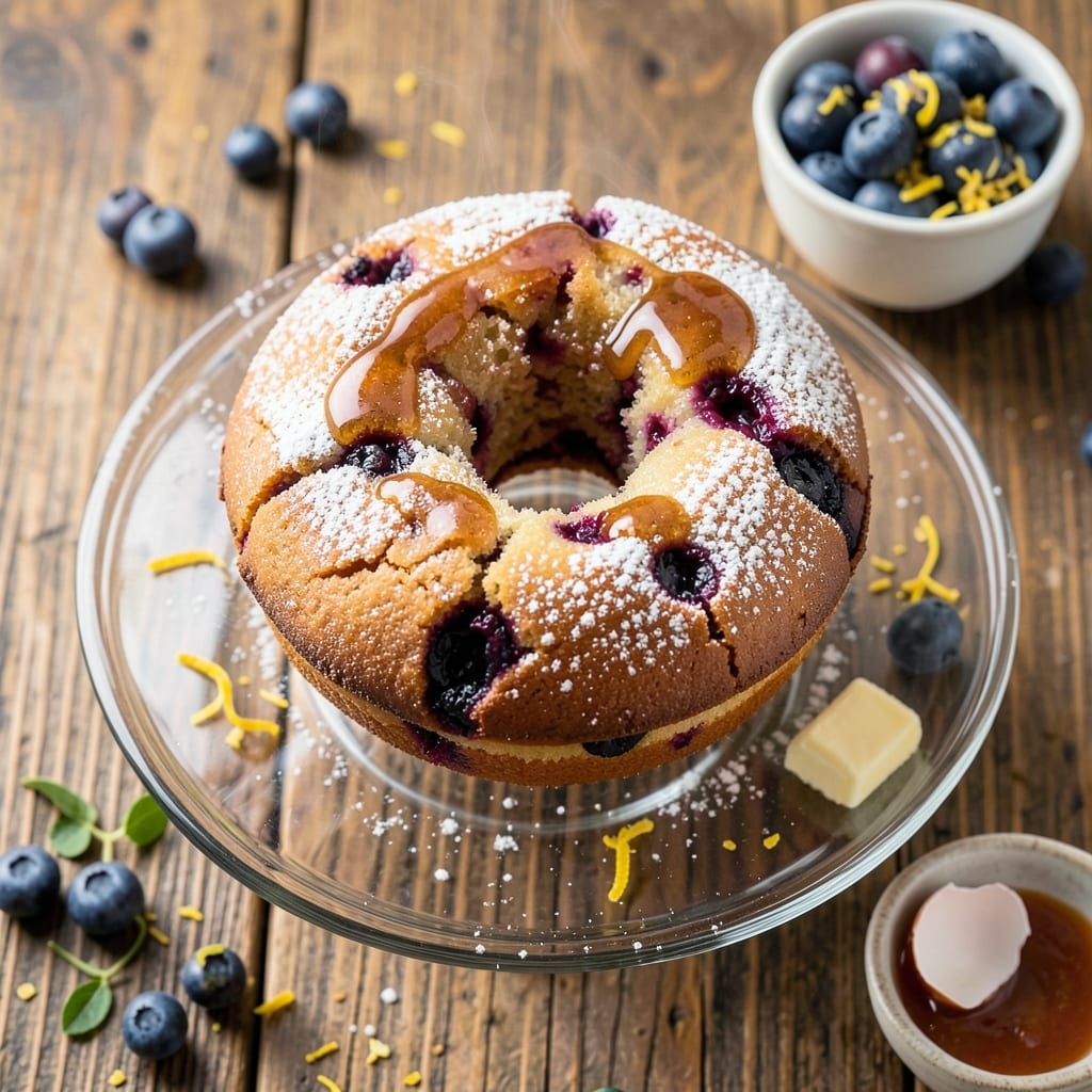 Baked Blueberry Cake Donuts Recipe: Golden Crunch and Bursting Berries