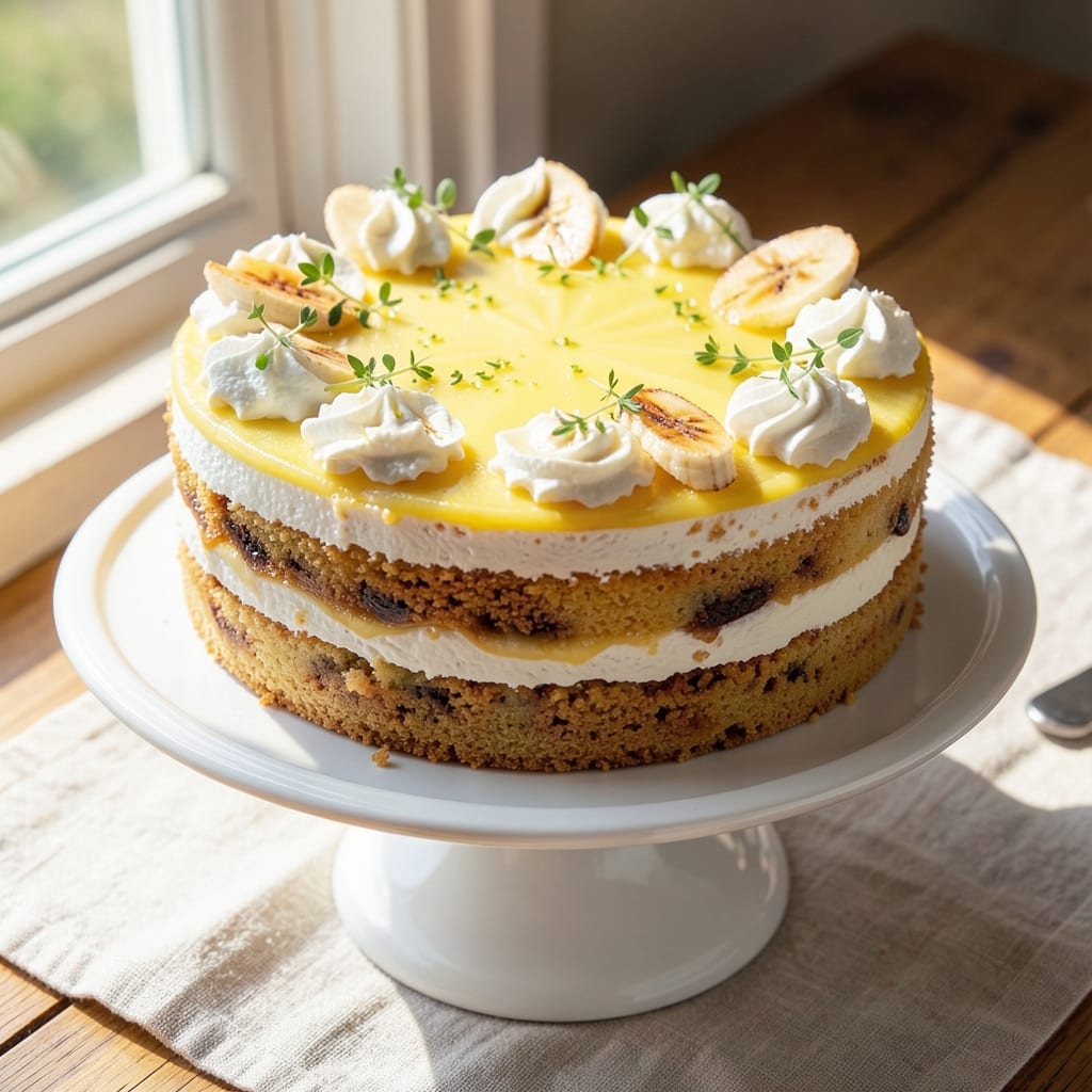 Banana Lemon Cake Recipe: Zesty Brightness and Ultra-Moist Crumb