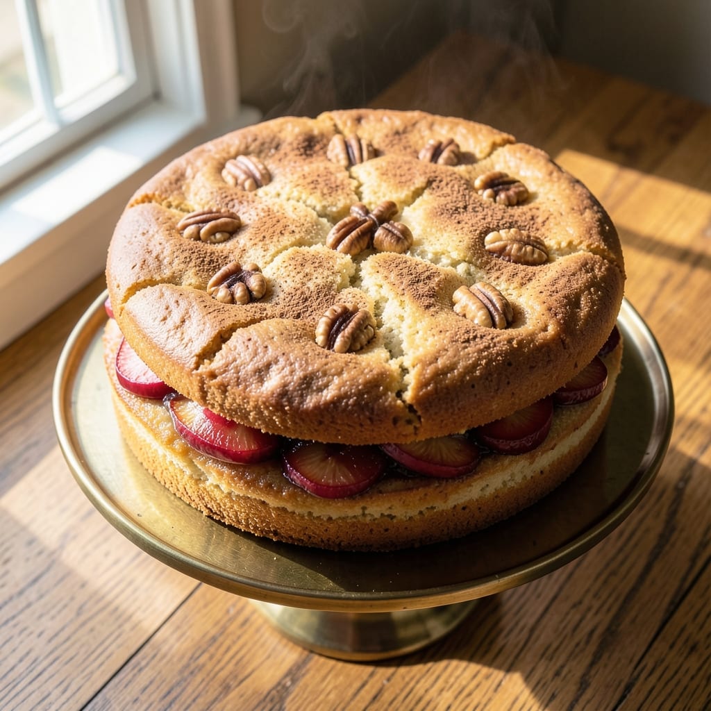 Apple Betty Cake Recipe: Spiced Apple Layers With Caramelized Streusel Crown